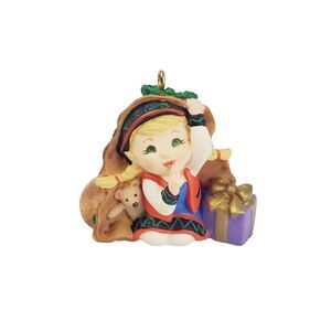 Hallmark Ornament Curious Elf Adults Small 2" Multi-Color Christmas 2001 Vintage